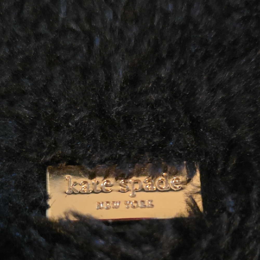 Kate Spade Black Cat Clutch with Chain - Picture 6 of 9